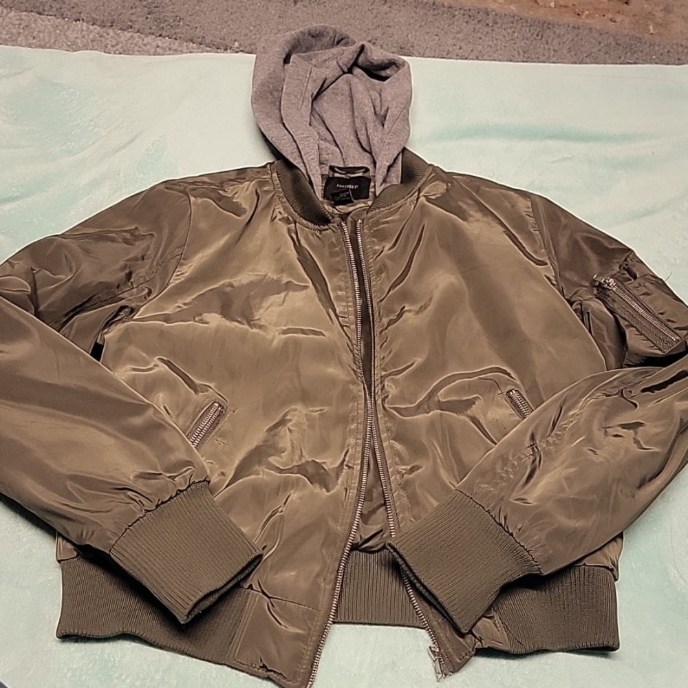 Army Green Bomber Jacket